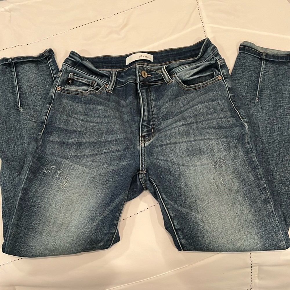 KanCan skinny jeans, destructed/distressed, size 29